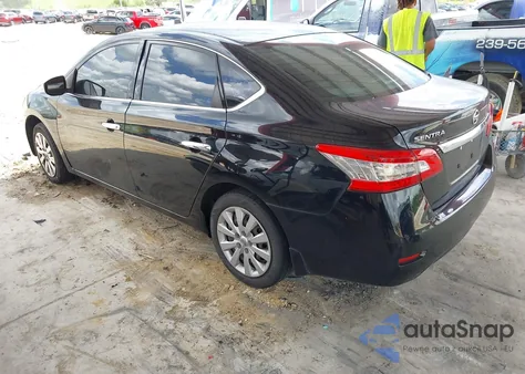 2015 Nissan Sentra S из США, поврежденный, VIN 3N1AB7AP3FY363574